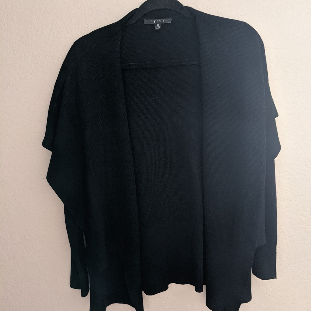 Cyrus black cardigan